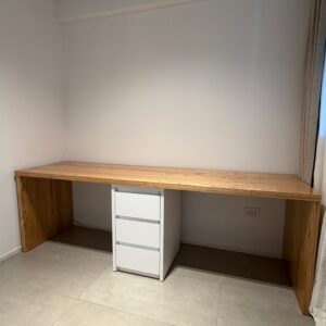 Escritorio Moderno con Cajonera Paraiso y Blanco